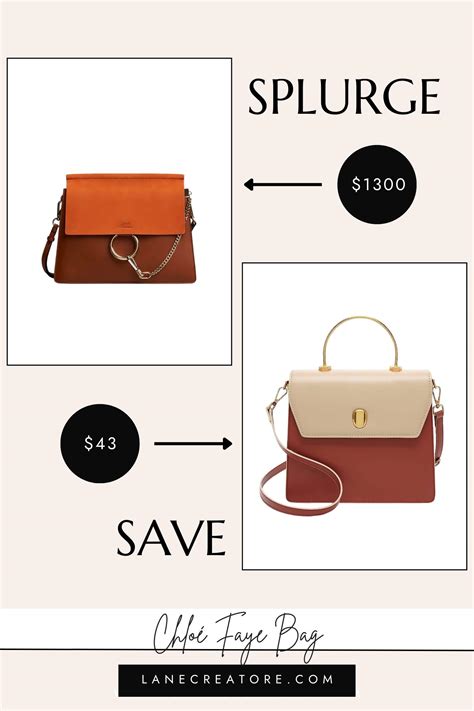 similar to chloe faye bag